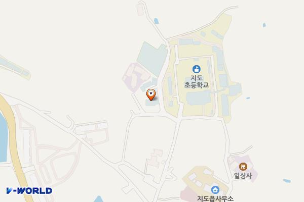 지도초등학교 관사 주차장 위치 지도 — 전남광주통합특별시 신안군 지도읍 읍내리 114-10번지