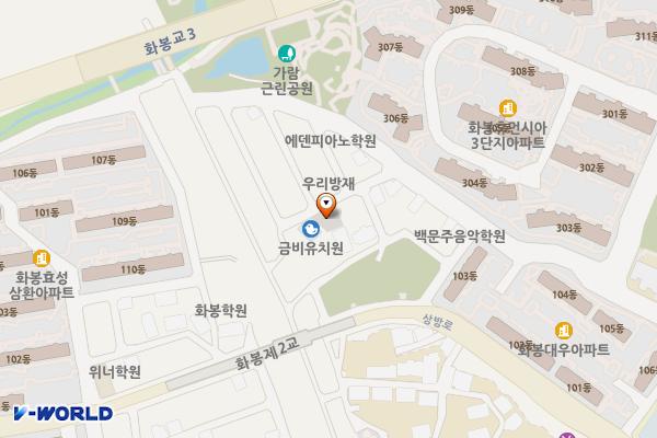 화봉동 422-1 위치 지도 — 울산광역시 북구 화봉동 422-1