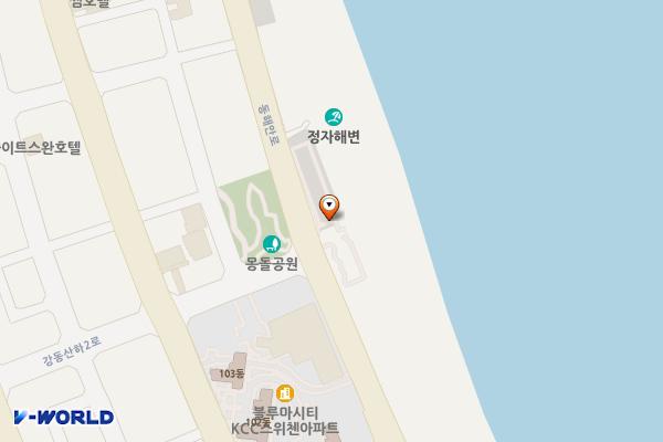 강동산하(2) 위치 지도 — 울산광역시 북구 동해안로 1598