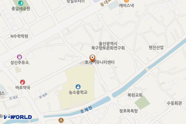 호계동(719-3) 위치 지도 — 울산광역시 북구 호계동 719-3