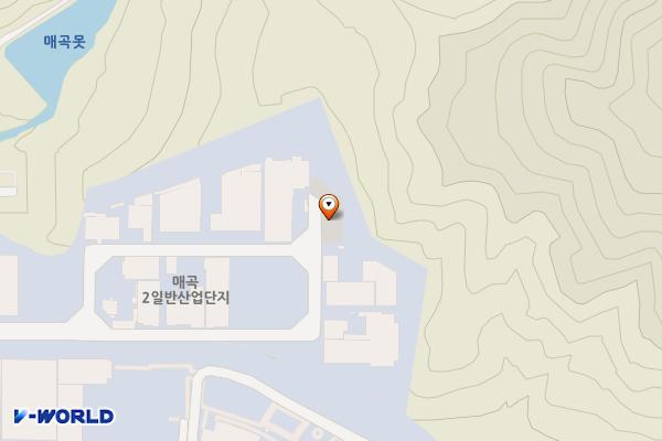 매곡2산업단지 위치 지도 — 울산광역시 북구 매곡동 875-3