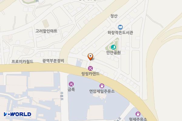 홍길동숯불갈비 위치 지도 — 울산광역시 북구 연암동 1093-8