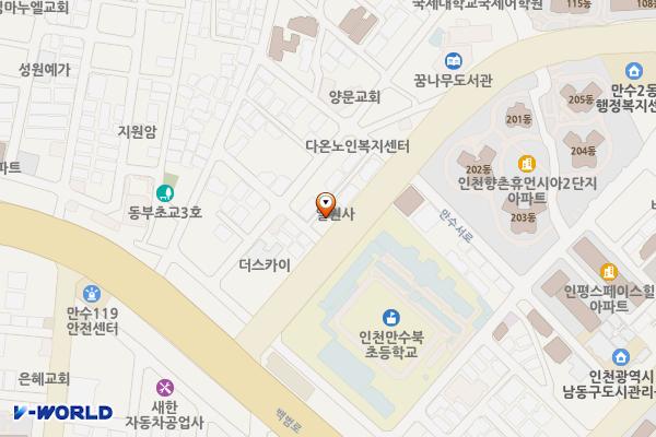 만월9호 위치 지도 — 인천광역시 남동구 만수3동 866-24
