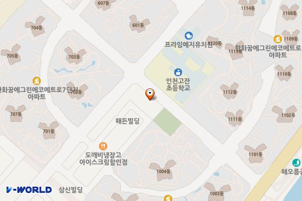 소래논현 주1 위치 지도 — 인천광역시 남동구 아암대로1503번길 51