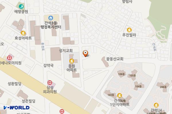 돌산마루제5호 위치 지도 — 인천광역시 남동구 간석3동 37-109