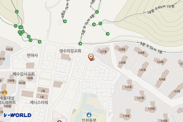 만월3호 위치 지도 — 인천광역시 남동구 만수3동 109-322
