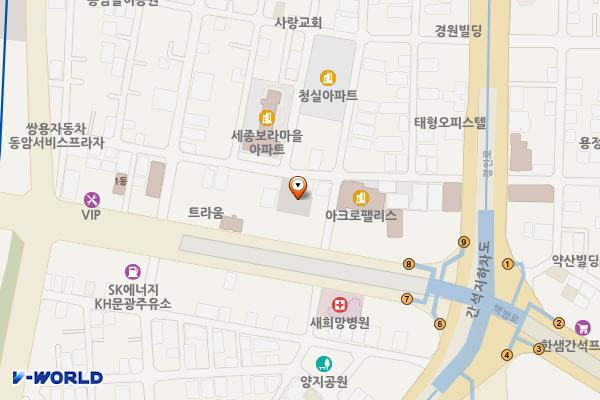 석천(정기차량전용) 위치 지도 — 인천광역시 남동구 간석4동 233-2