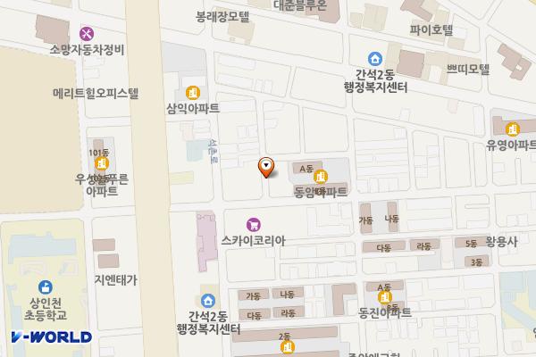 목화(정기차량전용) 위치 지도 — 인천광역시 남동구 남동대로898번길 21-6 (간석동)