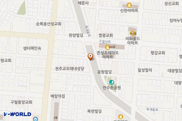 만수복개천1 위치 지도 — 인천광역시 남동구 구월4동 1324-12
