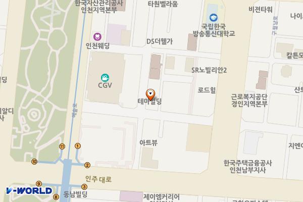 예술로 위치 지도 — 인천광역시 남동구 예술로192번길