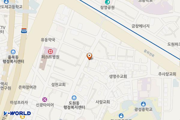 도원로56번길노상주차장 위치 지도 — 인천광역시 중구 도원로 54-1(도원동)