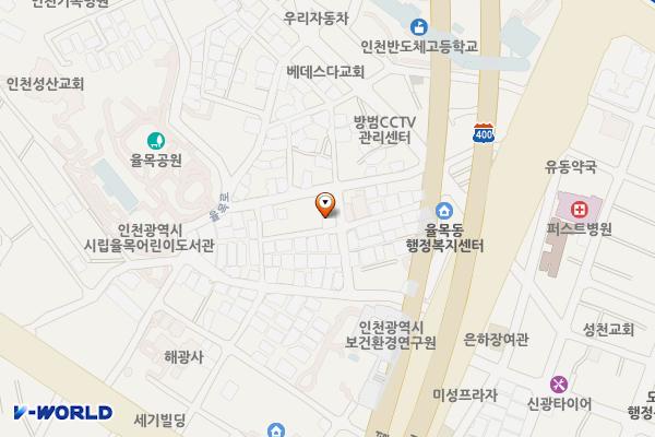 율목로8번길노상주차장 위치 지도 — 인천광역시 중구 율목로8번길 13(율목동, 삼미그랜드빌라)