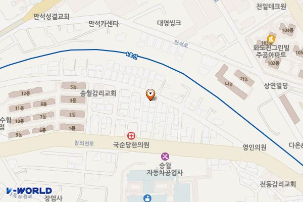 참외전로59번길제2노상주차장 위치 지도 — 인천광역시 중구 참외전로59번길 41(송월동1가)