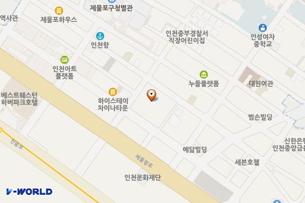 신포로23번길제1노상주차장 위치 지도 — 인천광역시 중구 신포로23번길 49(중앙동3가)