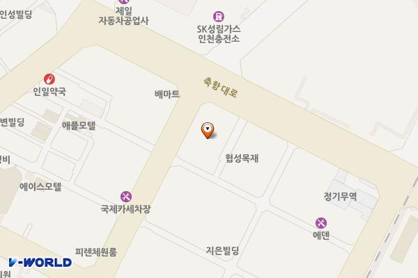 축항대로86번길제2노상주차장 위치 지도 — 인천광역시 중구 축항대로86번길 5(항동7가)