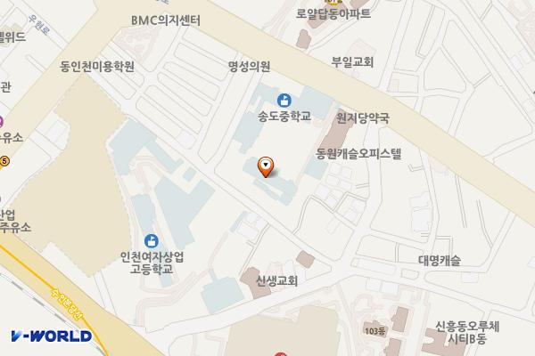 제물량로133번길노상주차장 위치 지도 — 인천광역시 중구 제물량로 123(답동)