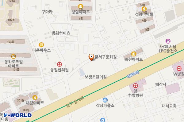 당산로41길인근 위치 지도 — 대구광역시 달서구 달구벌대로 1609