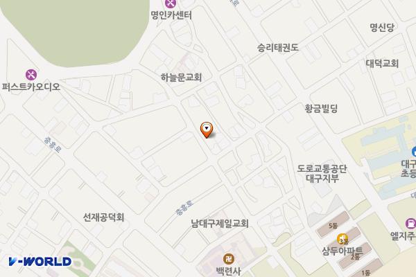 든들마을 다모 주차장 위치 지도 — 대구광역시 달서구 송현동 276