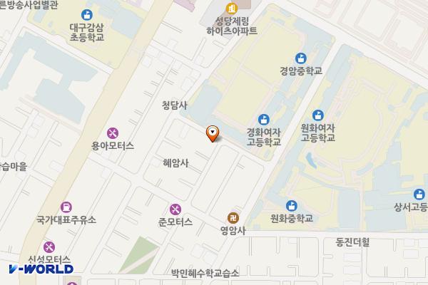 장기로26길인근 위치 지도 — 대구광역시 달서구 당산동3길 39