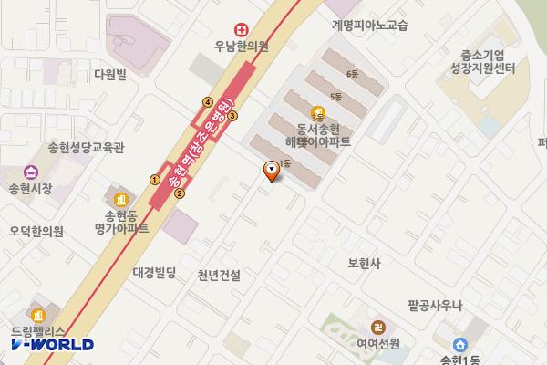월배로84길인근 위치 지도 — 대구광역시 달서구 월배로84길 16