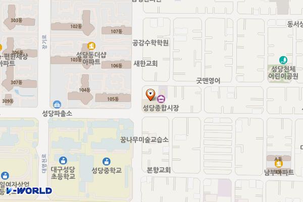 구마로39길인근 위치 지도 — 대구광역시 달서구 구마로39길 88
