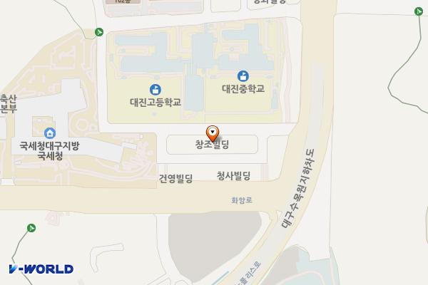화암로71길인근(대진중고등학교) 위치 지도 — 대구광역시 달서구 화암로71길 13