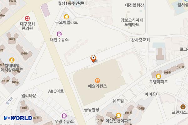 월배로23길인근 위치 지도 — 대구광역시 달서구 월배로23길 6716