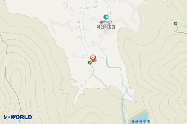 큰골 주차장 위치 지도 — 대구광역시 달서구 대곡동 877