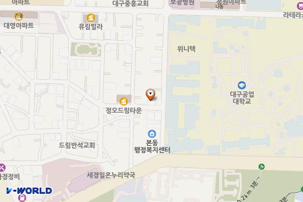 구마로26길인근 위치 지도 — 대구광역시 달서구 구마로26길 50