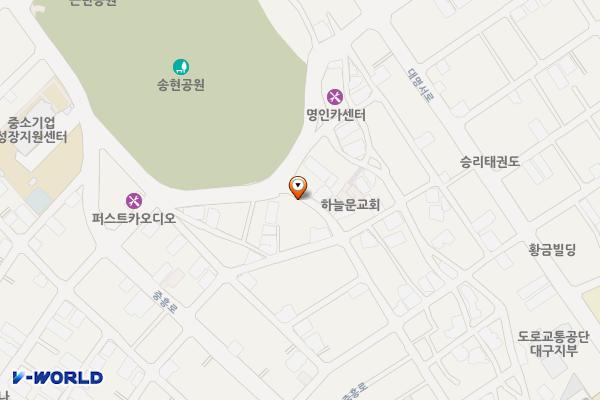 든든마을 세모 주차장 위치 지도 — 대구광역시 달서구 송현동 289-14