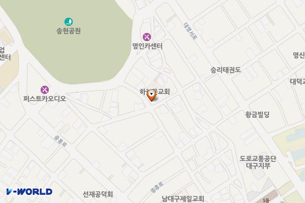 든든마을 네모 주차장 위치 지도 — 대구광역시 달서구 송현동 286-2