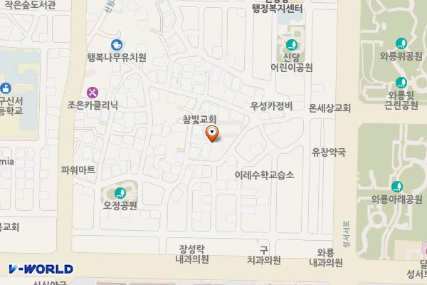 신당동 2공영주차장 위치 지도 — 대구광역시 달서구 신당동 173