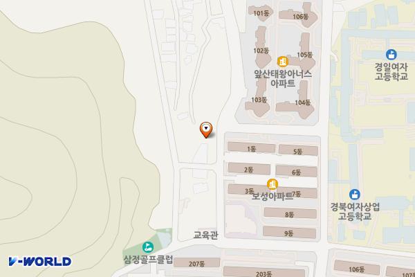 삼정골(2)공영주차장 위치 지도 — 대구광역시 남구 봉덕동 1336-8