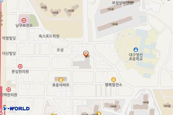 영선시장공영주차장 위치 지도 — 대구광역시 남구 중앙대로50길 46