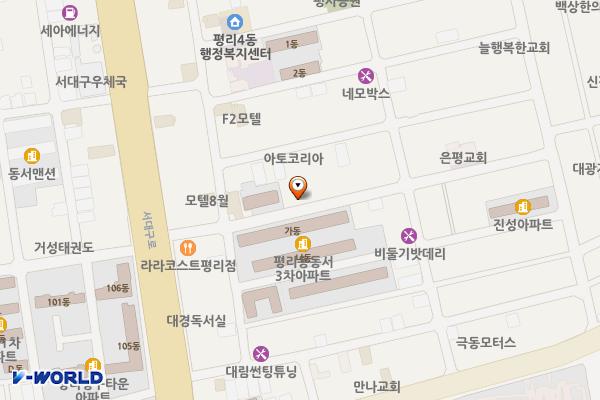 서대구로18길인근 노상공영주차장 위치 지도 — 대구광역시 서구 서대구로18길 13