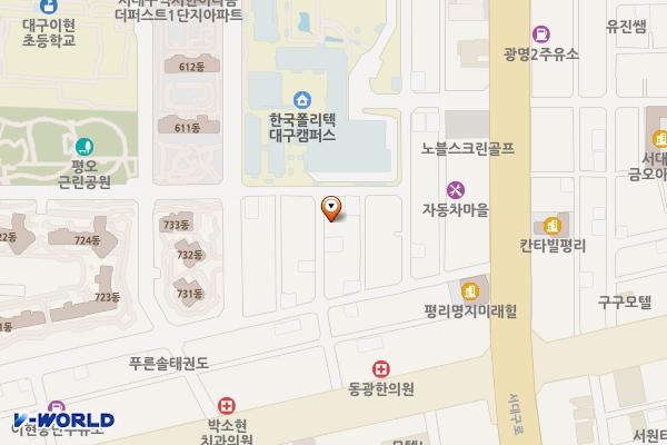 국채보상로41길인근 노상공영주차장 위치 지도 — 대구광역시 서구 국채보상로41길 16