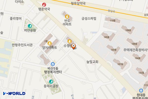 달서천로65길인근 노상공영주차장 위치 지도 — 대구광역시 서구 달서천로65길 30