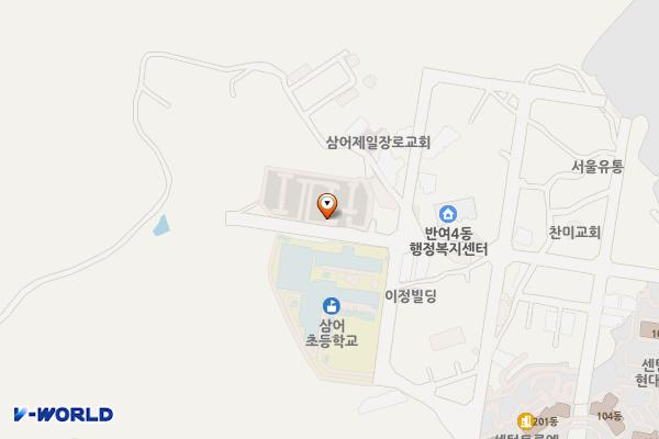 반여4동 공영 위치 지도 — 부산광역시 해운대구 삼어로91번길 97