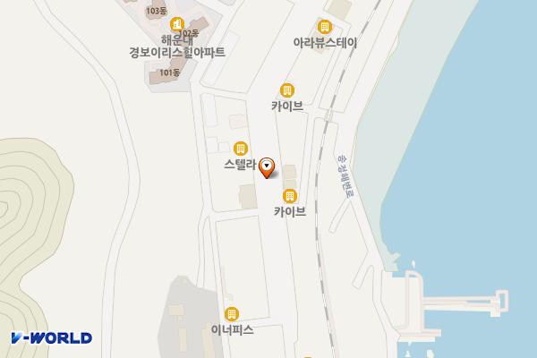 송정 광어골 노상 공영 위치 지도 — 부산광역시 해운대구 송정동462