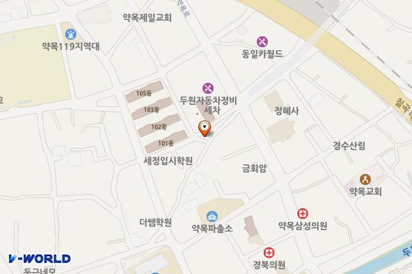 영남 정형외과 뒤 위치 지도 — 경상북도 칠곡군 약목면 복성리 853-1, 847-25