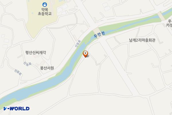 약목두만천 공영주차장 위치 지도 — 경상북도 칠곡군 약목면 남계리 1097-1