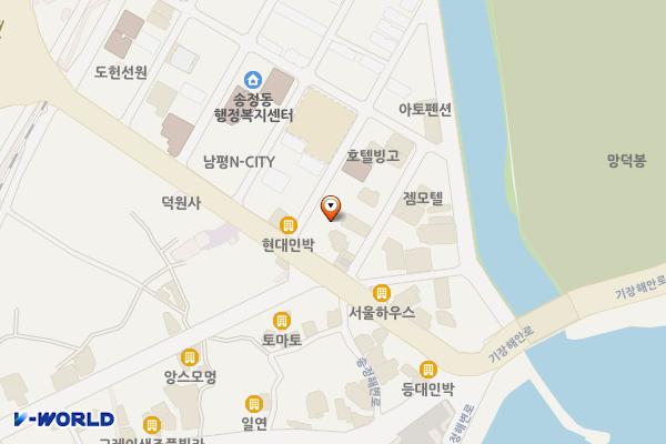 제타호텔부설주차장 위치 지도 — 부산광역시 해운대구 송정중앙로33번길 10-1 (송정동)