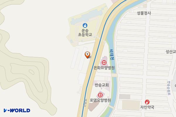 우양주차장 위치 지도 — 부산광역시 해운대구 반송로 833 (반송동)