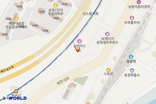 해송주차장 위치 지도 — 부산광역시 해운대구 송정1로7번길 28-1 (송정동, 해림파크빌라)