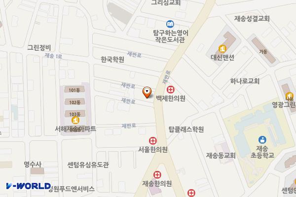 해동주차장 위치 지도 — 부산광역시 해운대구 재반로 91 (재송동)