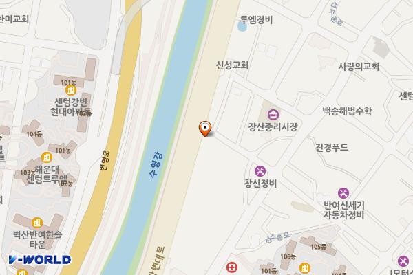 강변주차장 위치 지도 — 부산광역시 해운대구 선수촌로145