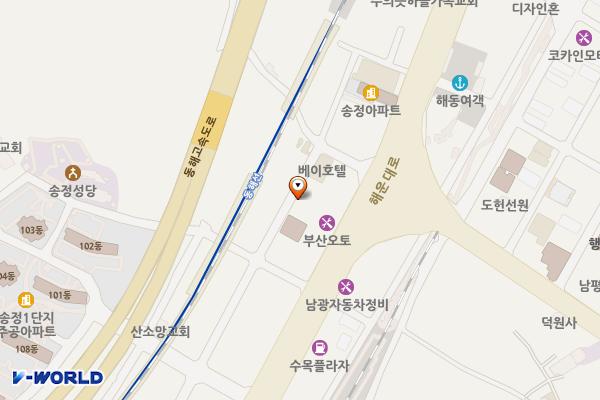 신신주차장 위치 지도 — 부산광역시 해운대구 송정동 137-6