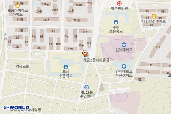 주례초등학교 위치 지도 — 부산광역시 부산진구 진사로61번길 28-7