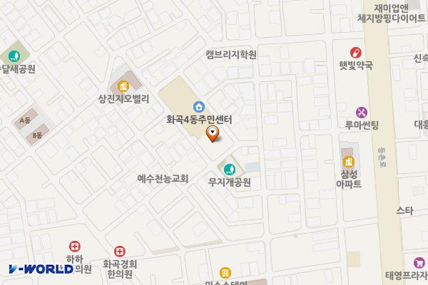 화곡4-1 위치 지도 — 서울특별시 강서구 곰달래로57가길 20