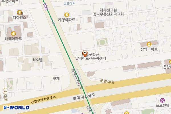 곰달래문화복지센터 위치 지도 — 서울특별시 강서구 강서로5길 50